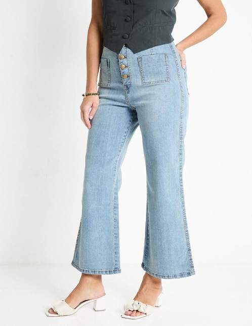 Jeans flare Week By Weekend para mujer