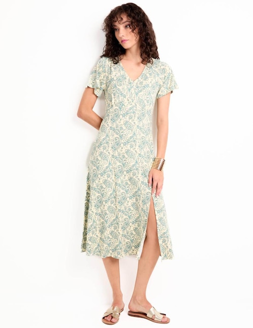 Vestido midi casual para mujer