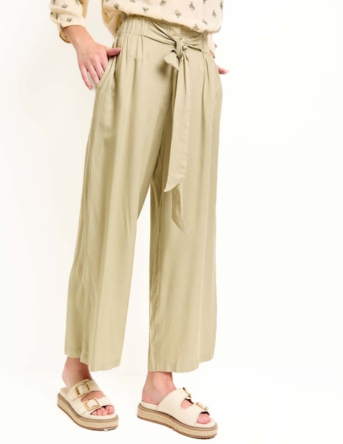 Pantalón relaxed amplio para mujer