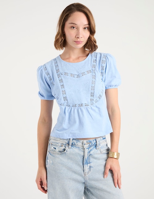 PLAYERA WKCL250219-10, G, DENIM CLARO
