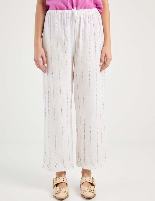 Pantalón relaxed amplio para mujer 1