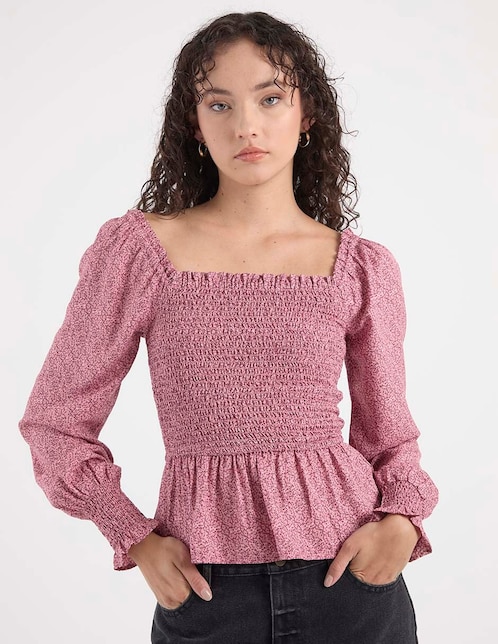 Blusa manga larga para mujer 1