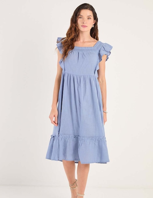 Vestido midi casual para mujer 1