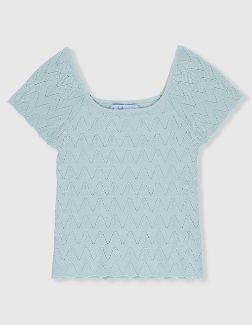 BLUSA WKCL25048-R2604 WE, M, NUBE AZUL