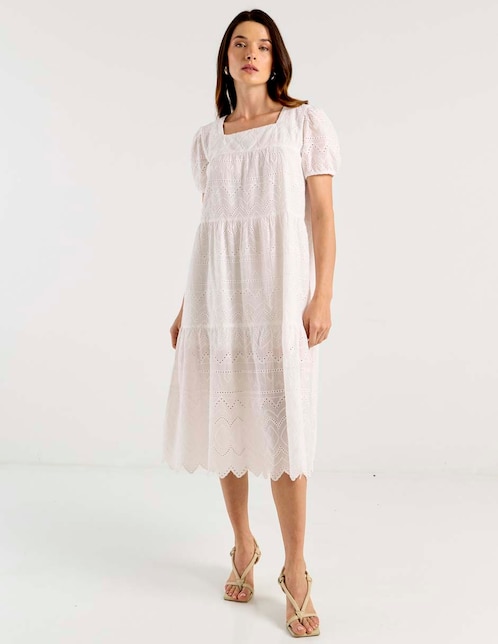 Vestido midi casual para mujer 1