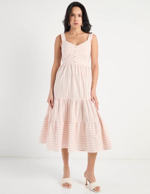 Vestido midi casual para mujer 1