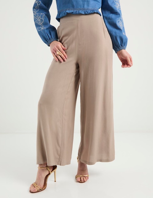 Pantalón relaxed Week by Weekend amplio para mujer