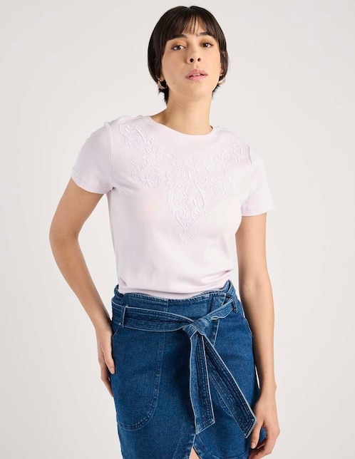 PLAYERA WKCL26200-04 W, EG, TARO CLARO