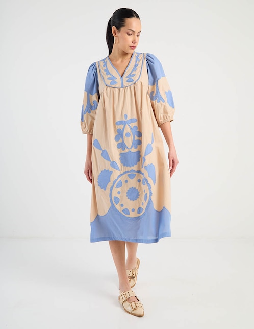 Vestido midi casual para mujer 1
