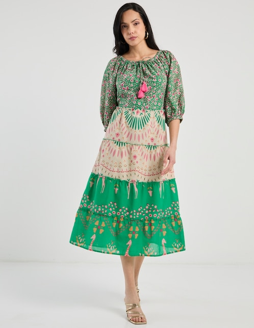 Vestido 3/4 casual para mujer 1