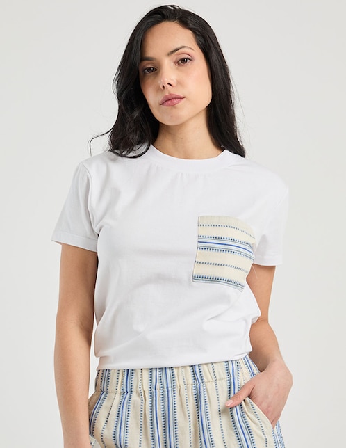 PLAYERA WKCL263333-03, M, BLANCO NUBE