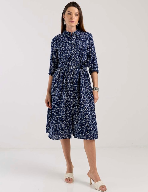 Vestido midi casual para mujer 1
