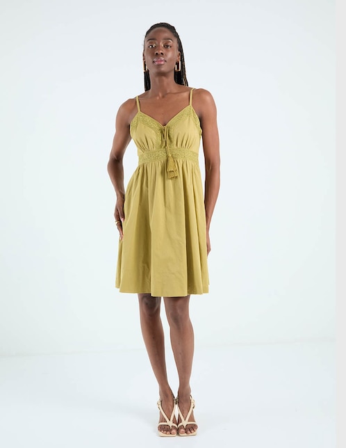 Vestido arriba de la rodilla casual Week by Weekend para mujer