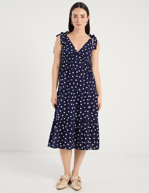 VESTIDO WEEK BY WEEKE, EG, AZUL MARINO