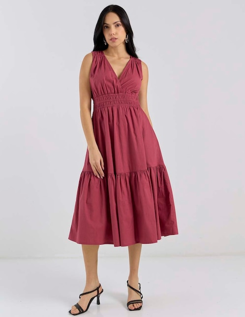 Vestido midi casual para mujer 1