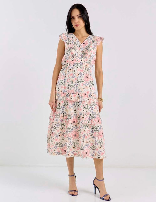 Vestido midi casual para mujer 1