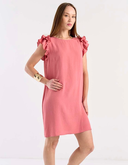 Vestido arriba de la rodilla casual para mujer 1