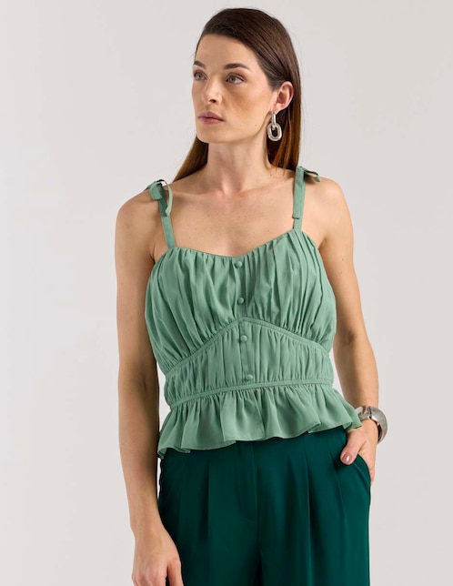 Top escote corazón tirante ajustable 1