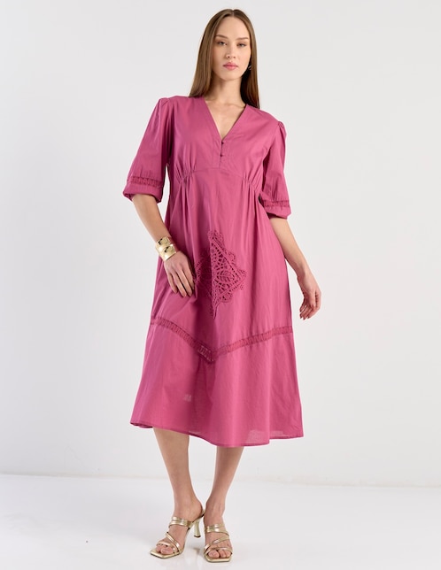 Vestido midi casual para mujer 1