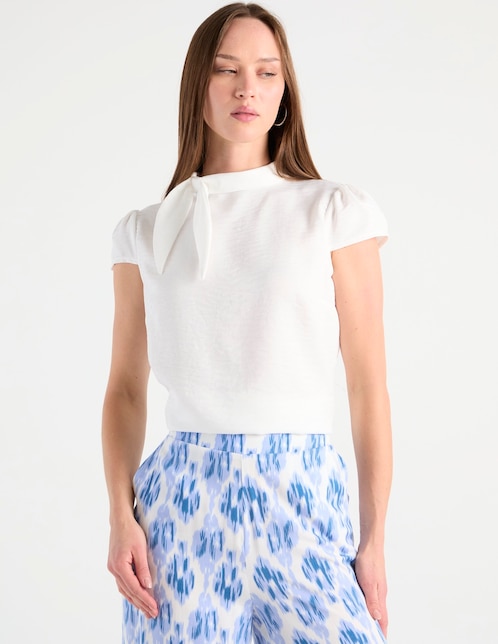 Blusa manga corta para mujer 1