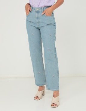 Jeans Ajustados Mujeres Cintura Alta Elástico Pantalones De Mujer