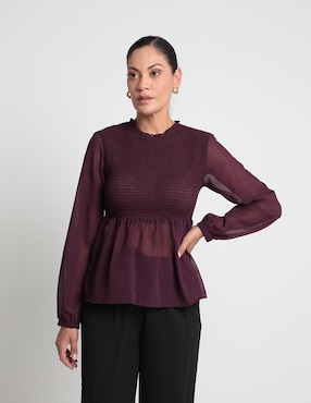 Blusa Weekend Manga Larga Para Mujer