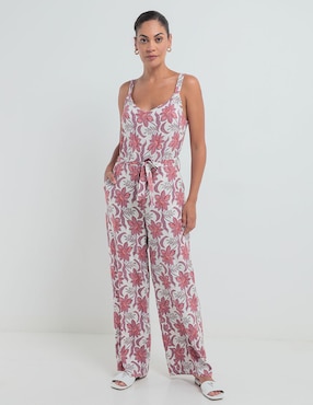 Jumpsuit Weekend De Algodón Estampado Floral Para Mujer