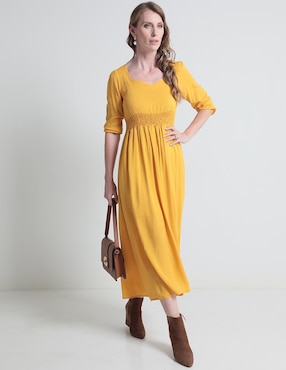 Vestido Midi Casual Weekend Para Mujer