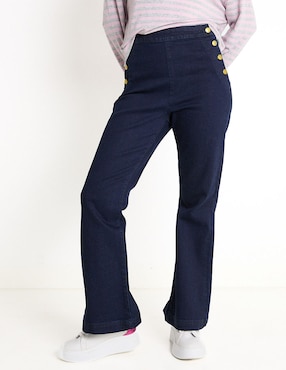 Jeans Straight Weekend Corte Cintura Para Mujer