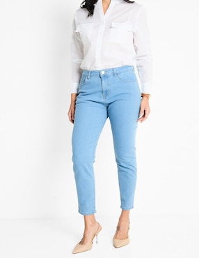 Jeans Skinny Weekend Corte Cintura Alta Para Mujer