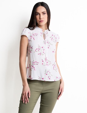 Blusa Week by weekend manga corta para mujer