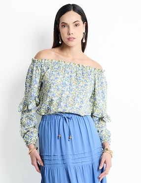 Blusa Weekend Manga Larga Para Mujer