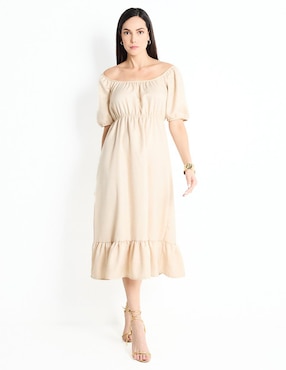 Vestido Midi Casual Weekend Para Mujer