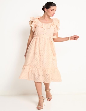 Vestido midi casual Week by weekend para mujer