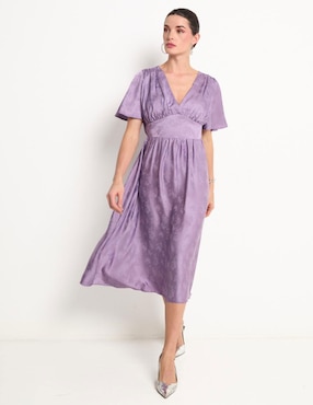 Vestido midi casual Week by weekend para mujer