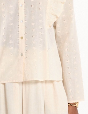 Blusa manga larga para mujer