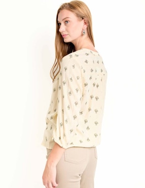 Blusa manga 3/4 para mujer