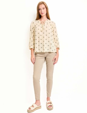 Blusa manga 3/4 para mujer