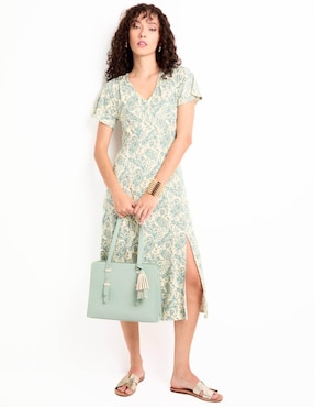 Vestido midi casual Week by Weekend para mujer