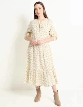 Vestido midi casual Week by Weekend para mujer
