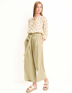Pantalón relaxed Week By Weekend amplio para mujer