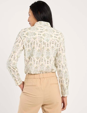 Blusa manga larga para mujer