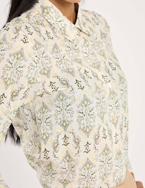 Blusa manga larga para mujer