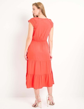 Vestido midi casual Week by Weekend para mujer