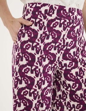 Pantalón relaxed amplio para mujer
