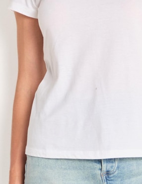 Playera manga larga Week By Weekend cuello V para mujer