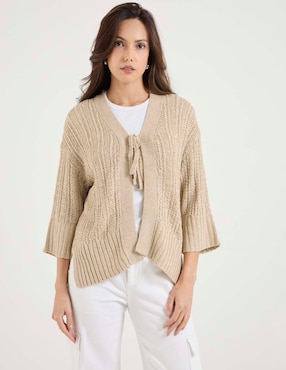 Suéter Week by Weekend cuello con amarre para mujer
