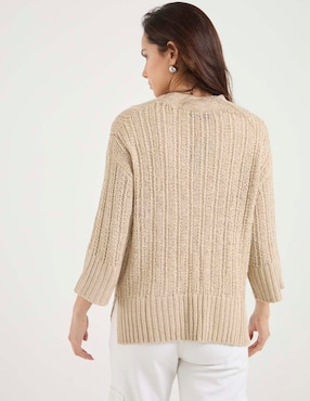Suéter Week by Weekend cuello con amarre para mujer