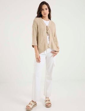 Suéter Week by Weekend cuello con amarre para mujer