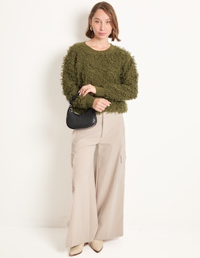 Suéter Week by Weekend cuello redondo para mujer